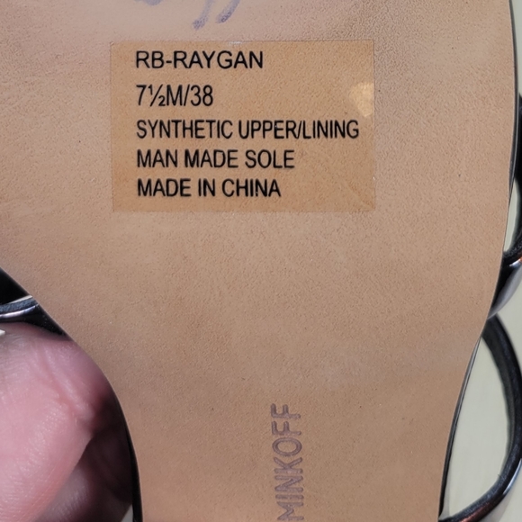 Rebecca Minkoff Raygan Beaded Tortoise Block Heel Sandals Size 7.5 - Picture 8 of 12